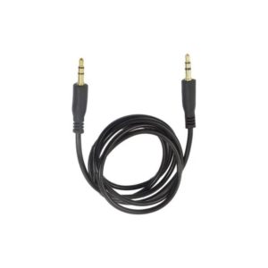 CABLE AUDIO STEREO 3.5MM 1X1 PLUG TRANSP. 1.5MT. SX-T1.5 BENZER OC-5291