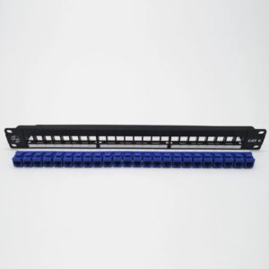 PATCH PANEL CAT6 MOD 24 PTOS C/J AZUL SATRA