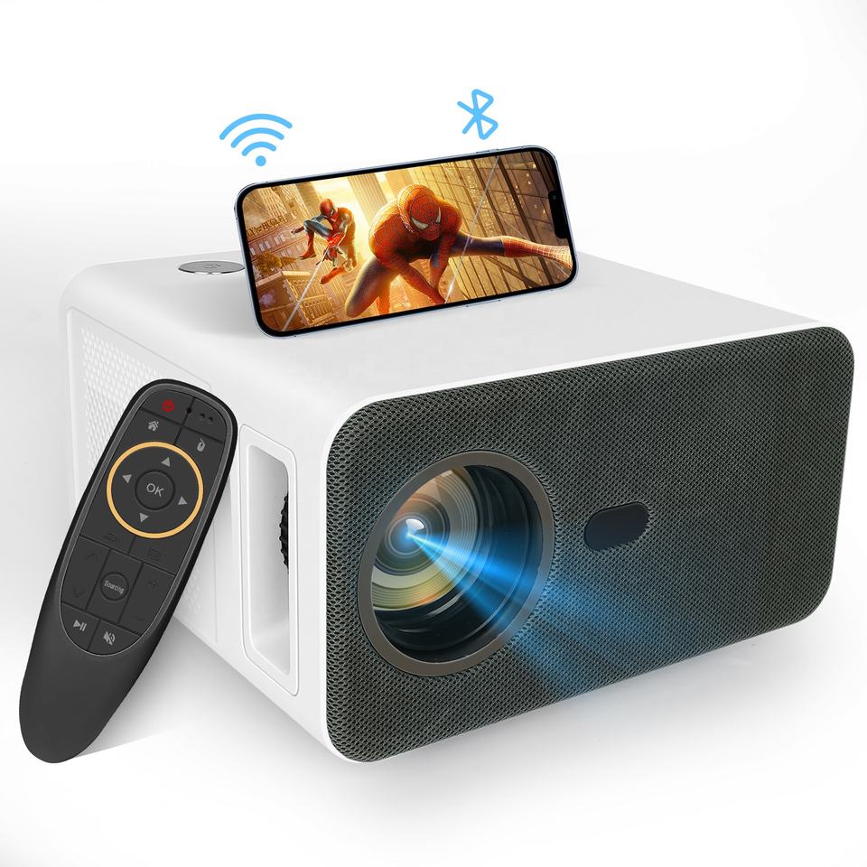 PROYECTOR SMART LED, MODEL: UB30 ANDROID 9.0 /4K DECODE,TRUE 1080P NATIVE RESOLUTION (1920*1080P), 500ANSI LUMENS, BASIC/MIRROR/ANDROID 9.0 OPTION(ALL HAVE BLUETOOTH). UP TO 300 INCH SIZE, 5W STEREO SPEAKER PRODUCT SIZE (225*210*125MM), NE