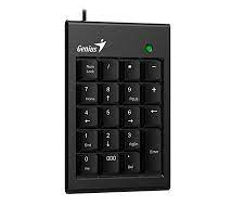 TECLADO NUMERICO GENIUS NUMPAD 110 USB CHOCOLATE KEYS BLACK(31300016400)