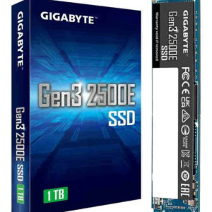 DISCO SOLIDO GIGABYTE GEN3 2500E, 1TB, M.2 2280, PCIE GEN 3.0 X4 NVME 1.3 INI-CÓDIGO: 406536