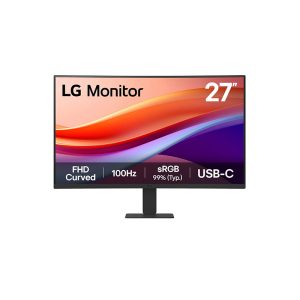 MONITOR LG 27U421A-B CURVO (1500R) 27, FHD VA / HDMI / USB-C (15W) / AUDIO-OUT PANTALLA CURVA 1500R Y DISEÑO SIN BORDES TE OFRECEN UNA VISTA MÁS ENVOLVENTE. TIENE BUENA CALIDAD DE IMAGEN, COLORES VIVOS Y MOVIMIENTO FLUIDO GRACIAS A SU TASA DE REFRESCO DE 100HZ. INCLUYE CONEXIÓN USB-C, HDMI Y SOPORTE PARA COLGAR EN LA PARED. IDEAL PARA TRABAJAR, ESTUDIAR O VER TUS SERIES FAVORITAS.MINI-CÓDIGO: 477515