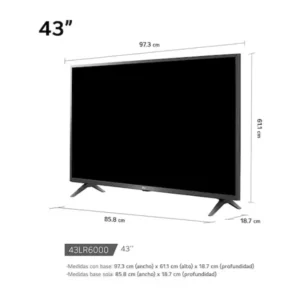 product-grid-gallery-item TV LG 43LRU6000PSA SMART 4K FULL HD THINQ AI